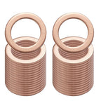 25PCS Copper Oil Drain Plug Gasket Replacement for Mercedes Benz Crush Washer Seals 007603-014106 (M14-BENZ)