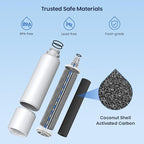 GLACIER FRESH New Upgraded Elarisey™ Filtration Technology, Compatible with Samsung DA29-00020B Refrigerator Water Filter, HAF-CIN/EXP, RF4267HARS for French Door Refrigerator Kitchens (1-Pack)