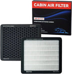 Cabin Air Filter for Toyota 4Runner Highlander RAV4 Tundra Camry Corolla Prius Sienna Avalon (2010-2019) Lexus ES RX NX Subaru Outback,Dual layer Air Filter Replacement with Activated Carbon