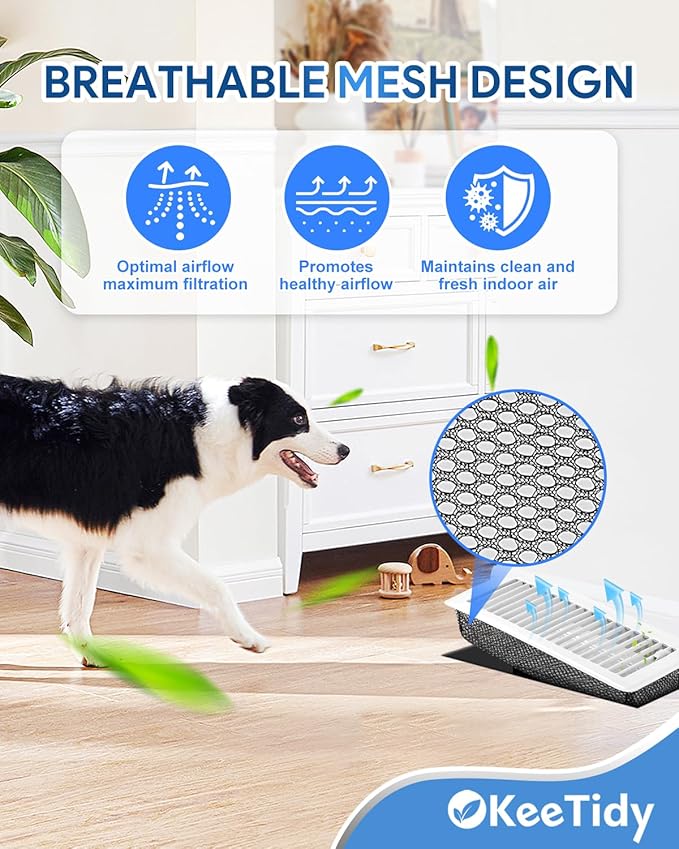 Floor Vent Screen Net, 4" x 10" Air Vent Screen Filter Mesh Catches Toys Snacks Pet Hair and Pet Food, Keeps Bugs Out for Home, 3 Pack