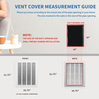 16x20 Return Air Grille [Duct Opening Size],Return Air Vent Cover for Wall Or Ceiling,Steel Return Air Filter Grilles Removable Face/Door for 1 Inch Filters (16"W x 20"H [Duct Opening])