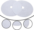 10 PCS Universal Cloth Dryer Exhaust Filter, High-Efficiency Lint Traps Air Intake Paper Filters Portable Dryers Replacement Parts Universal Cotton and Paper Filter Discs for Dryer