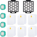 ZU102 Filter for Shark ZU100 Odor Neutralizer Cartridges for Shark ZU100 ZU102 Rotator Pet Upright Vacuum with PowerFins HairPro Odor Neutralizer, Replacement Parts # 1238FT60 & 1239FT60 & 1541FC3000