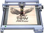 Creality Falcon 10W Laser Engraver, with Honeycomb Laser Bed 500x500mm, 10000mm/min, 72000mW High-Precision Laser Cutter for Wood, Acrylic, Pre-Installation and Out-of-The-Box