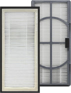 A/D/H True HEPA Filter, Advanced Allergen Reduction, Compatible with Filtrete 3M Air Purifier Model FAP-TT-ADH and Homes HAP9432, HAP9243, HAP9415, Fits for Honeywell Air purifier HPA060(BWM), 2-Pack