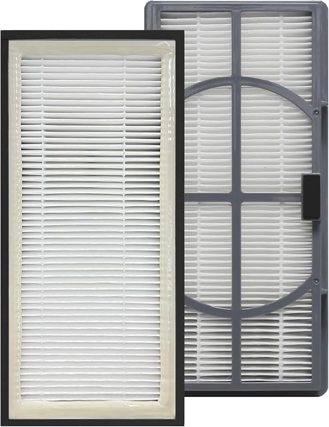 A/D/H True HEPA Filter, Advanced Allergen Reduction, Compatible with Filtrete 3M Air Purifier Model FAP-TT-ADH and Homes HAP9432, HAP9243, HAP9415, Fits for Honeywell Air purifier HPA060(BWM), 2-Pack