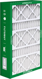 Filterbuy 17x26x4 Air Filter MERV 8 Essential Dust & Allergy Defense (4-Pack), Electrostatic Pleated HVAC AC Furnace Filters Replacement for Lennox (Actual Size: 16.56 x 25.94 x 4.13)