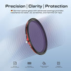 Freewell 82mm V2 Magnetic Hybrid VND/CPL 3-7 Stops Filter - Premium Quality Adjustable VND and CPL Filter Futureproof