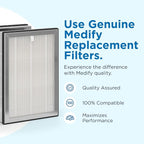 Medify MA-25 Genuine Replacement Filter Set for Allergens, Smoke, Wildfires, Dust, Odors, Pollen, Pet Dander | 3 in 1 with Pre-filter, HEPA H13 and Activated Carbon | Removal to 0.1 Microns | 1-Pack