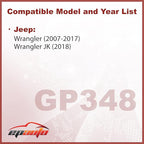 EPAuto GP348 (CA10348) Engine Air Filter Replacement for Jeep Wrangler (2007-2017), Wrangler JK (2018)