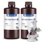 ANYCUBIC ABS-Like Resin 3.0, 3D Printer Resin with Enhanced Strength and Toughness, High Precision and Minimal Shrinkage, Wide Compatibility for All LCD Resin 3D Printers (White, 2kg)