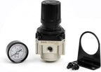 SNS AR4000-N04 Female Thread 1/2 NPT Air Pressure Regulator 0-150 PSI Adjustable,Bracket,Gauge
