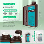 SUNLU 3D Printer Resin 2kg, Fast Curing Standard 3D Resin for Most Resin 3D Printers, 395 to 405nm UV Curing 3D Printing Liquid Photopolymer Resin, Low Shrinkage and High Precision, 2000g, Clear Green