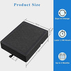 H2D/H2S Activated Carbon Air Filter, 3D Printer Activated Carbon Air Purifier Filter Replacement Accessories, for Bambu Lab H2S/H2D/H2D Laser, 1 Pack