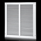14x14 Return Air Grille(Duct Opening Size),Air Return Vent Cover,Flat Vent Cover,Rejillas De Aire Acondicionado Para Casa,Return Air Grilles,Outer Dimensions:15.75"Wx15.75"H(14"W x 14"H, Duct Opening)