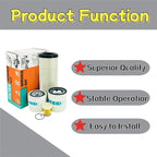 Filter Maintenance Kit TA040-93230 HH164-32430 6A320-59930 HH3A0-82623 Air/Oil/Fuel/Hyd Fit for K-bota L3800 L3700SU L3400 L3200 L2800 L2501 Tractors