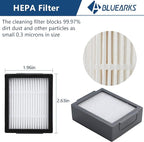 16Pcs Parts Compatible with Roomba i1+ J7 i7+ i3+ i4+ EVO i6+ i8+ i7 J7+ Plus E5 E6 E7 Robot Vacuum Cleaner Accessories Kit, 2 Rubber Main Brush 4 Filters 4 Side Brushes 6 Vacuum Bags