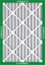 Filterbuy 18x20x2 Air Filter MERV 8 Essential Dust & Allergy Defense (3-Pack), Electrostatic Pleated HVAC AC Furnace Filters Replacement, Made in USA (Actual Size: 17.50 x 19.50 x 1.75)