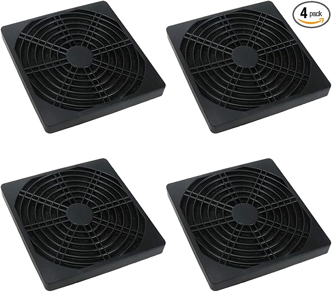 4.72inch/120mm Fan Dust Filter PC Cooler Fan Filter Dustproof Cover Computer Case Mesh 4PCS