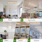 Fluorescent Light Covers for Ceiling Lights Desert Camel Magnetic Light Filters 2 Pack 4x2 ft Vintage Southwest Date Trees Ceiling Lights Cover for Classroom Office School Home Drop Lamp Decor