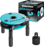 DURATECH Adjustable Oil Filter Wrench, Magnetic 3-Jaw Oil Filter Removal Tool, Large Sizes from 3" to 5.51"(76mm to 140mm), Ideal for Cars, Trucks, Tractor