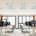 6 Pcs Fluorescent Light Covers for Ceiling Lights Construction Vehicle Excavators Trucks Mountains Decorative Magnets Light Filters for Office Home Classroom Must Haves 4’ x 2’