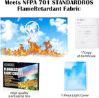 Fluorescent Light Covers - Classroom Covers for Ceiling Lights, 1 PCS 4 x 2 Feet Magnetic Light Filters, Classroom, Office Decor (Blue Skies & White Clouds)