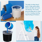 Paint Strainer Bags White Fine Mesh Filters Bag Bucket Elastic Opening Strainer Bags Hydroponic Paint Filter Bag for Paint Gardening (60 Pieces,1 Gallon)