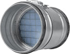 Vent Systems 4" Inch Inline Air Filter - Duct Filter - G4 Class Filtration Purifier System with Steel Mesh Screen - Air Vent Filters for Dust Collection/Air Purification - Rigid/Flexible Vent Hose