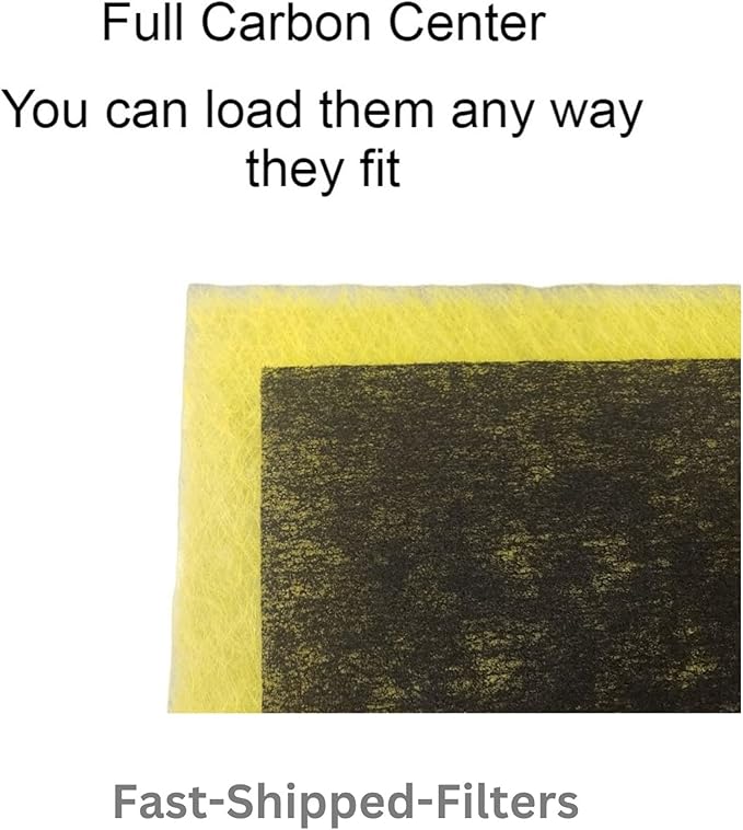 Fast-Shipped-Filters 10 Pack 30x36 Replacement Filter Pads Compatible with MicroPower Guard One Hour Air Cleaner Refill Yellow (10, Yellow, 30x36)