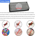 4"x10" Floor Register Trap Covers Screen Air Vent Filters for Home Floor Register Trap Floor Air Vent Screen Covers - 5 Pack