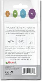 O2 Nose Filters with 3M Filtration - Nasal Screens for Allergies, Dust & Smoke - Drug-Free & Latex-Free Nose Filters - Invisible Allergy Protection (Trial Pack 4 Sizes)