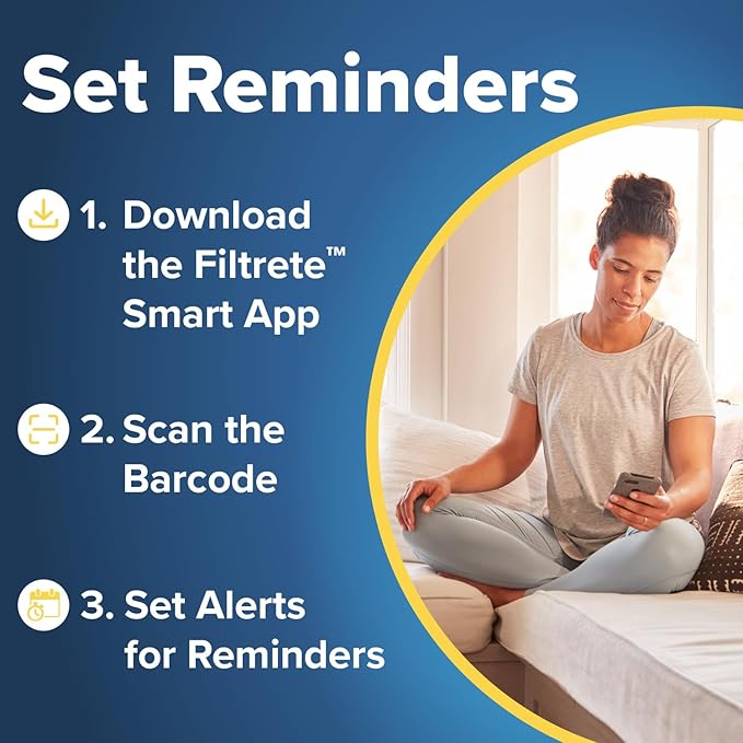 Filtrete 20x30x1 AC Furnace Air Filter, MERV 12, MPR 1500, CERTIFIED asthma & allergy friendly, 3 Month Pleated 1-Inch Electrostatic Air Cleaning Filter, 2-Pack (Actual Size 19.81x29.81x0.78 in)