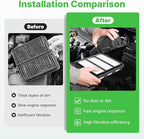 Engine+Cabin Air Filters Fit for 2021-2026 Hyundai Elantra L4 1.6L, 2021-2026 Elantra L4 2.0L, 2022-2026 Elantra N L4 2.0L Engine Air Filter Replacement Accessories 97133L1000 28113AA100