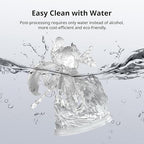 ANYCUBIC Water Washable 3D Printer Resin 2.0 Bundle, 405nm High Precision UV-Curing 3D Resin, Low Shrinkage Photopolymer Resin for LCD Resin 3D Printer (4Packs*1kg Clear, 4kg in Total)