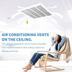 20x30 Return Air Grille [Duct Opening Size],Return Air Vent Cover for Wall Or Ceiling,Steel Return Air Filter Grilles Removable Face/Door for 1 Inch Filters (20"W x 30"H [Duct Opening])