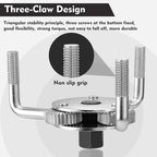 WORKPRO Adjustable Oil Filter Wrench, Universal 3"–5-1/2" (76–140mm) Heavy Duty 3-Jaw Oil Filter Removal Tool, Professional Auto Repair Tool for Car, Truck, SUV, Tractor, and Motorcycle