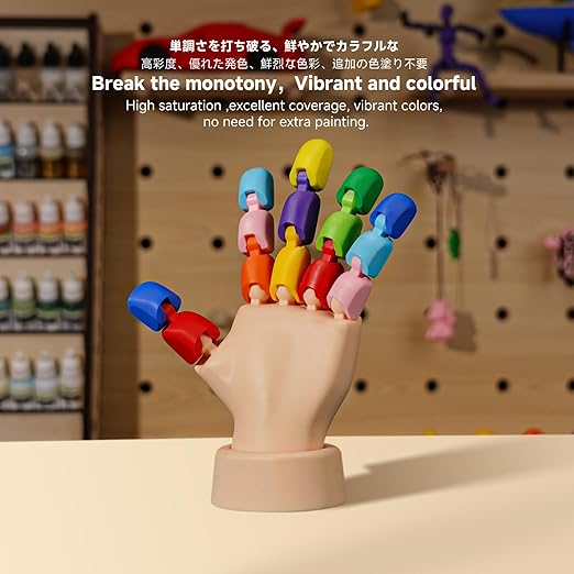 RESIONE CL-TH Tough ABS-Like Color 3D Printer Resin, Highly Saturated & Opaque Colors, Rigid and Tough, Wear & Scratch Resistant, Low Shrinkage for Figures, Models & Prototypes, Forest Green-1KG