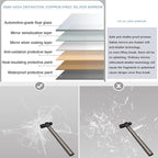 Smart Illuminated LED Bathroom Mirror，Bathroom Mirror with LED Lights，Energy-Saving LED Smart Mirrors，LED Mirror for Bathroom，with Demister Pad and Smart Touch Switch(H70*W90cm/H27.6*W35.4IN)
