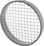 Repa Market 8 x 8 Inch Duct Cover – Galvanized Steel Round Duct Cap with Mesh Screen – HVAC Exhaust or Intake Vent – Exterior Pipe Air Outlet – Spiral Ventilation Ducting Metal End Plug