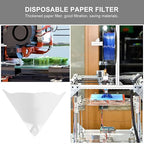 30Pcs Disposable Photosensitive Resin Strainer Funnel 3D Printer Accessories Consumable Paper Filter for SLA Resin Printing with 3pcs (10Pcs Each)