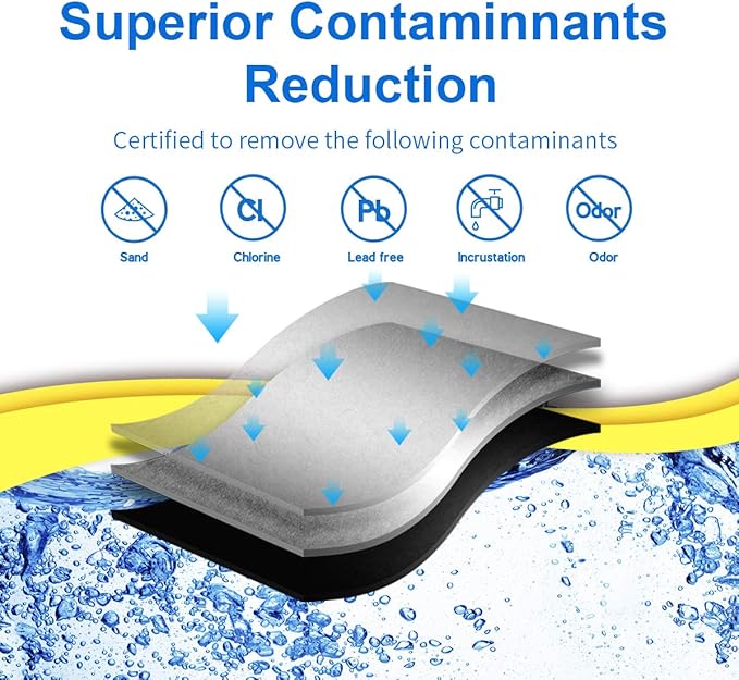 EXCELPURE RWF6100A Refrigerator Water Filter Replacement For Bosch Ultra Clarity Pro BORPLFTR50, BORPLFTR55, 12033030, 11025825, 11032531, B36CT80SNS, B36CL80ENS, WFC100MF, WFS200MF, 2PACK