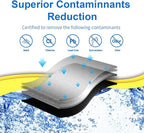 EXCELPURE RWF6100A Refrigerator Water Filter Replacement For Bosch Ultra Clarity Pro BORPLFTR50, BORPLFTR55, 12033030, 11025825, 11032531, B36CT80SNS, B36CL80ENS, WFC100MF, WFS200MF, 2PACK