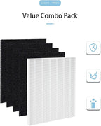 C535 Replacement Filter A Kit Compatible with Winix C535, 5300-2, P300, 5300, Repalce 115115, 1-Pack