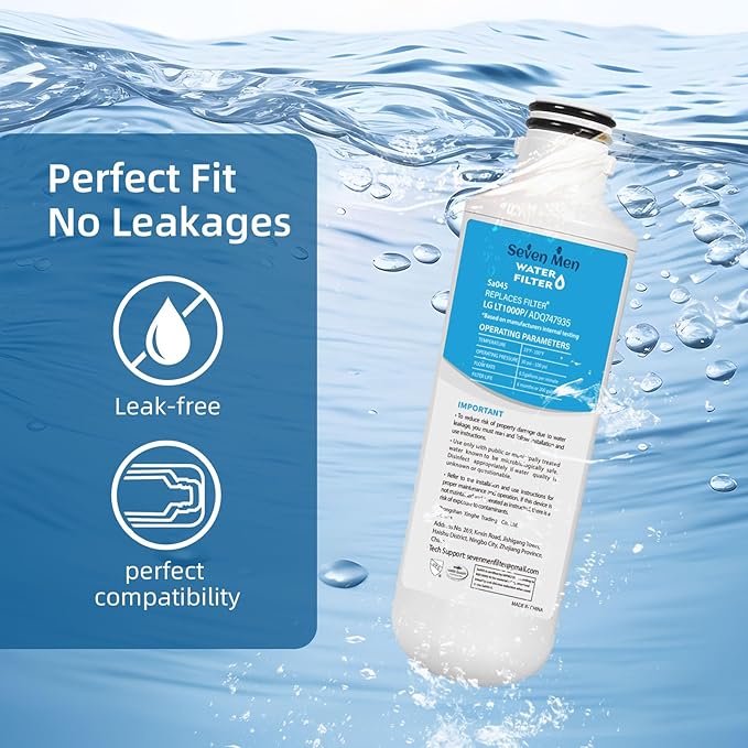 Adq747935 Water Filter Replacement for L&G Lt1000p/Pc, LfxS26973s, LmxS28626s, LmwS27626s, LfxS28596s, Adq74793501, 2Pack