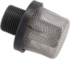 Metal Inlet Suction Strainer Mesh Filter for Sprayer Protection, Replacement Coating Debris Filter with Metal and Plastic Construction, 288716
