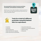 Tap Score Pesticides in Water Test Kit | Specialized EPA Certified Drinking Water Labs | #1 Best Home Water Test 2021-24 NYT Wirecutter | 100% Unbiased
