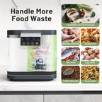 COSTWAY 4L Electric Composter for Kitchen, Smart Waste Dispenser Countertop Compost Machine w/Replaceable Filters, Auto-Cleaning, LED Display, Indoor Compost Bin, Turn Food Waste to Dry Fertilizer