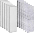 Pangda 12 Pcs Carbon Filter Foam Pads and Foam Filters Compatible with U4 Range of Internal Underwater Sponge Aquarium Underwater Filter Accessories for Internal Replacement Aquarium Fish Tank