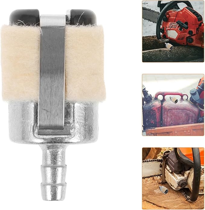 10Pcs Fuel Filter Replacement for 52/58 Chainsaw and Grass Trimmer, Gasoline Fuel Filtering Tool, Compatible Outdoor Power Equipment Accessory